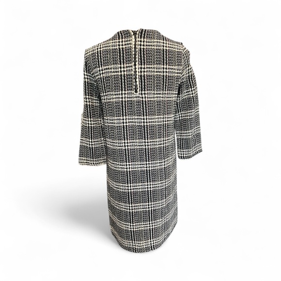 🖤❤️ EUC ZARA Trafaluc Collection Multicolor Tweed Fringe Dress | Sz S - Picture 6 of 8